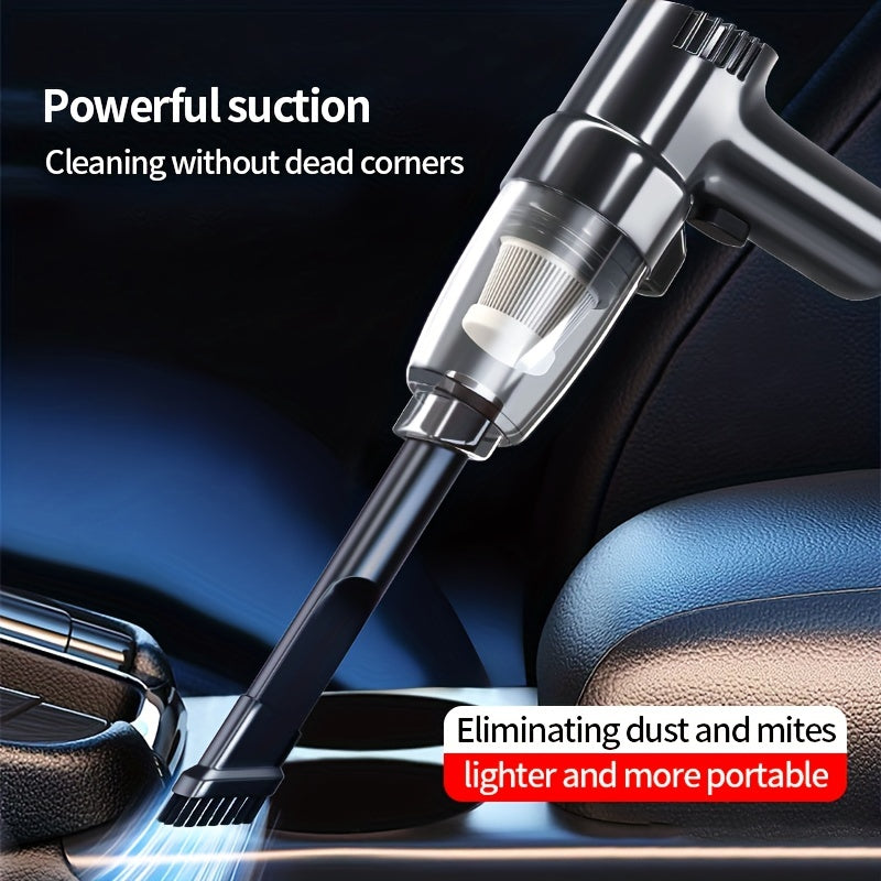 Car Mounted Vacuum Cleaner, Super Strong, High-Power, High Suction, Dry And Wet Dual-Purpose Sedan, Small, Mini, Handheld, Multifunctional, Portable, Without Battery