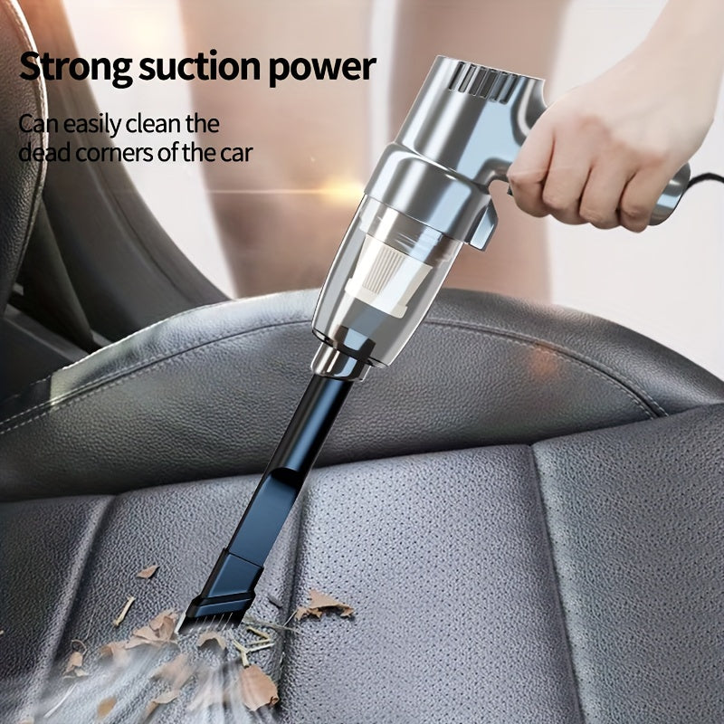 Car Mounted Vacuum Cleaner, Super Strong, High-Power, High Suction, Dry And Wet Dual-Purpose Sedan, Small, Mini, Handheld, Multifunctional, Portable, Without Battery