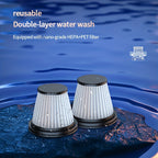 Car Mounted Vacuum Cleaner, Super Strong, High-Power, High Suction, Dry And Wet Dual-Purpose Sedan, Small, Mini, Handheld, Multifunctional, Portable, Without Battery