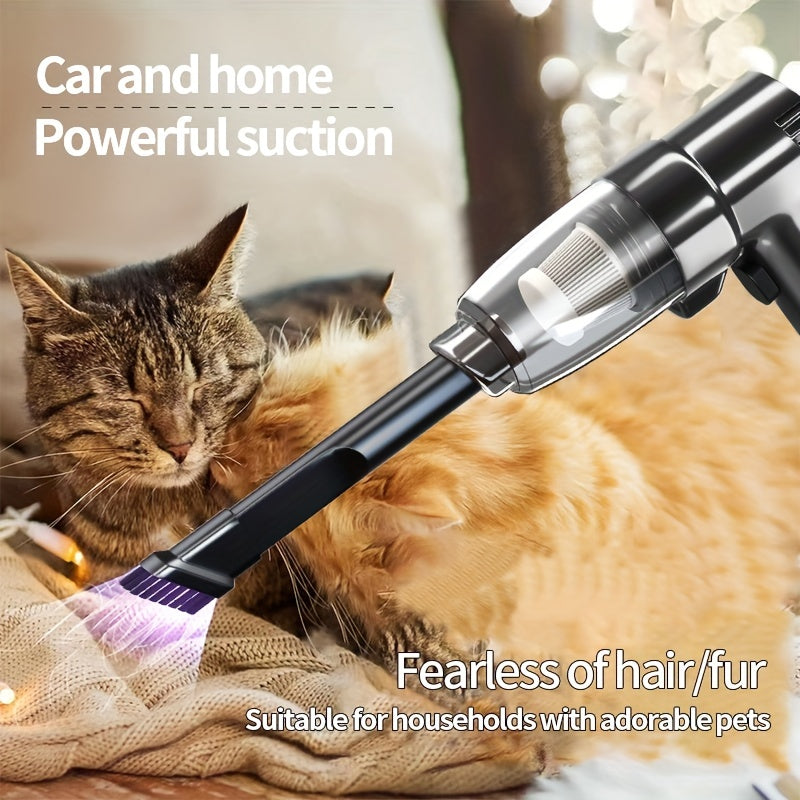 Car Mounted Vacuum Cleaner, Super Strong, High-Power, High Suction, Dry And Wet Dual-Purpose Sedan, Small, Mini, Handheld, Multifunctional, Portable, Without Battery