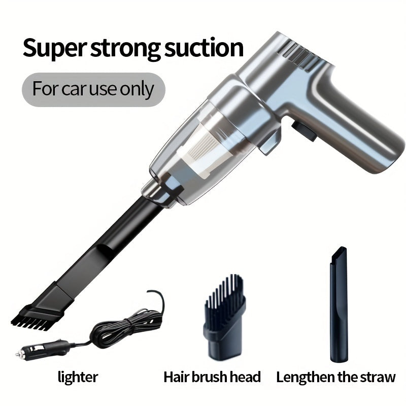 Car Mounted Vacuum Cleaner, Super Strong, High-Power, High Suction, Dry And Wet Dual-Purpose Sedan, Small, Mini, Handheld, Multifunctional, Portable, Without Battery