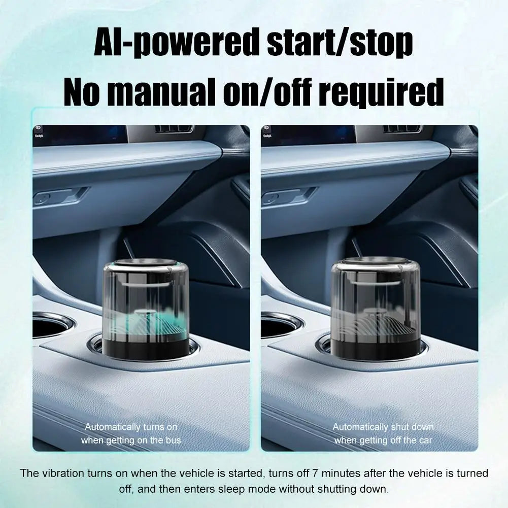 Car Aromatherapy Machine With AI Auto Start/Stop  Mist Fragrance