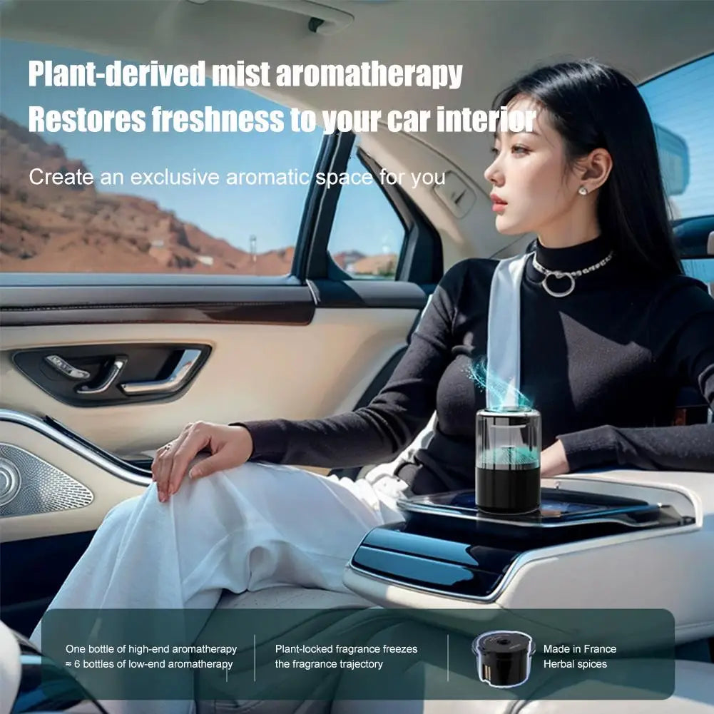 Car Aromatherapy Machine With AI Auto Start/Stop  Mist Fragrance