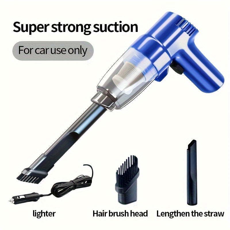 Car Mounted Vacuum Cleaner, Super Strong, High-Power, High Suction, Dry And Wet Dual-Purpose Sedan, Small, Mini, Handheld, Multifunctional, Portable, Without Battery