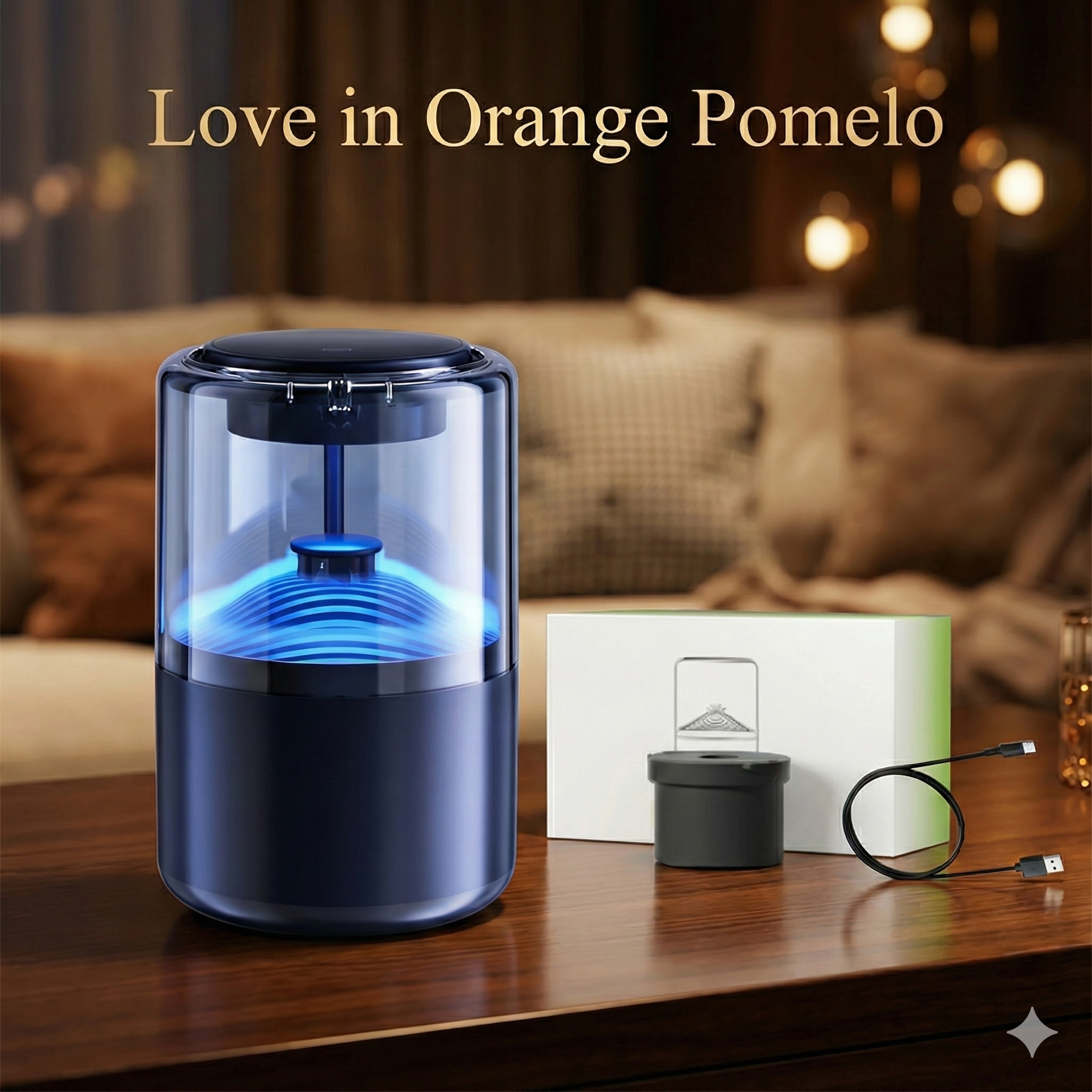 Car Aromatherapy Machine With AI Auto Start/Stop  Mist Fragrance