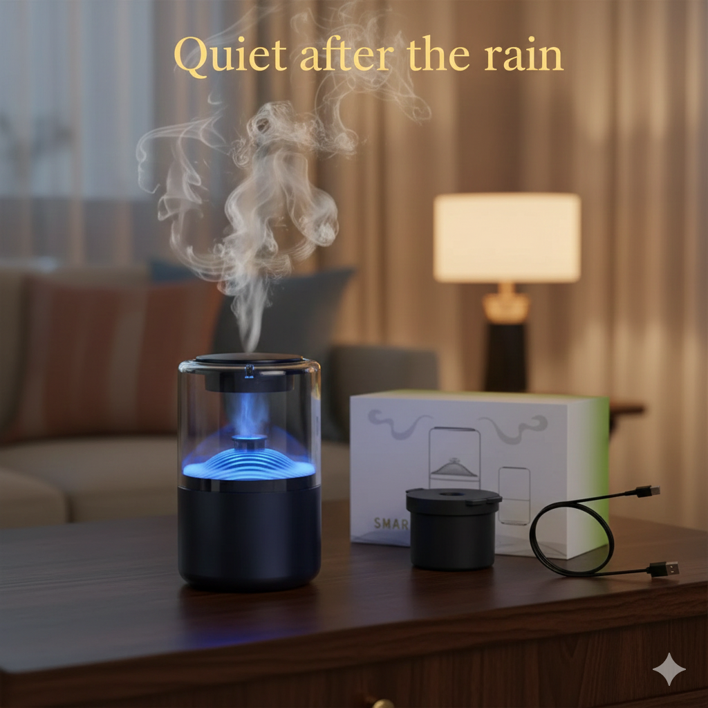 Car Aromatherapy Machine With AI Auto Start/Stop  Mist Fragrance